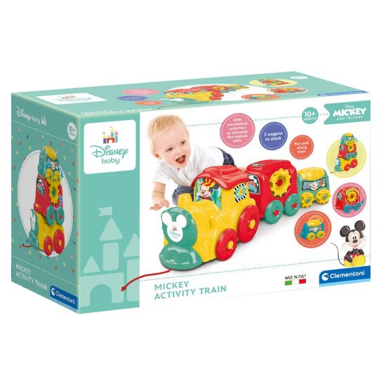 Іграшка-каталка розвиваюча Clementoni "Activity Train", серія "Disney Baby" Іграшка-каталка розвиваюча Clementoni "Activity Train", серія "Disney Baby"
