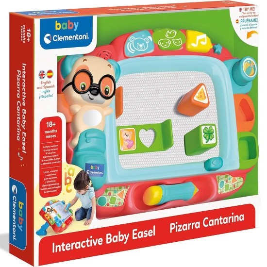 Розвиваюча іграшка Clementoni "Interactive Baby Easel" Розвиваюча іграшка Clementoni "Interactive Baby Easel"