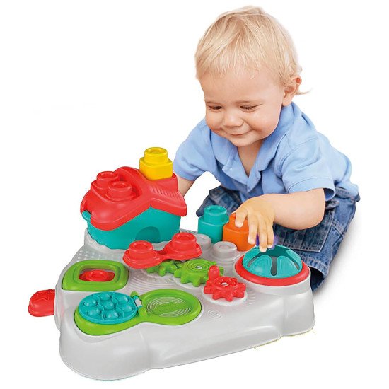 Ігровий розвиваючий центр Clementoni "Sensory Table", серія "Soft Clemmy" Ігровий розвиваючий центр Clementoni "Sensory Table", серія "Soft Clemmy"