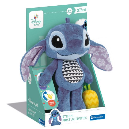 М'яка іграшка Clementoni "Stitch", серія "Disney Baby" М'яка іграшка Clementoni "Stitch", серія "Disney Baby"