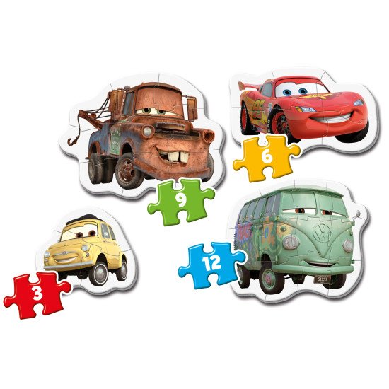 Пазл 4 в 1 Clementoni "Cars", серія "My First Puzzles"