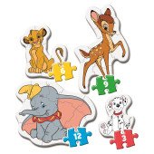 Пазл 4 в 1 Clementoni "Disney Animals", серия "My First Puzzles" Пазл 4 в 1 Clementoni "Disney Animals", серия "My First Puzzles"
