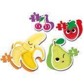 Пазл 4 в 1 Clementoni "Fruits", серія "My First Puzzles"