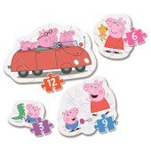 Пазл 4 в 1 Clementoni "Peppa Pig", серія "My First Puzzles"