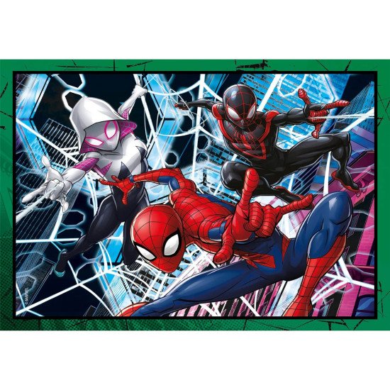 Пазл 4 в 1 Clementoni "Spider-Man", 12,16,20 и 24 элемента