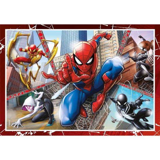 Пазл 4 в 1 Clementoni "Spider-Man", 12,16,20 и 24 элемента