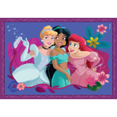 Пазл 4 в 1 Clementoni "Princess", 12,16,20 и 24 элемента