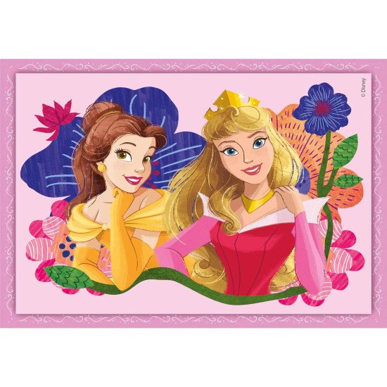 Пазл 4 в 1 Clementoni "Princess", 12,16,20 и 24 элемента