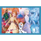 Пазл 4 в 1 Clementoni "Frozen", 12,16,20 та 24 елементи