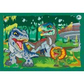 Пазл 4 в 1 Clementoni "Jurassic World", 12,16,20 та 24 елементи