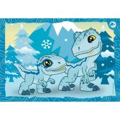 Пазл 4 в 1 Clementoni "Jurassic World", 12,16,20 та 24 елементи