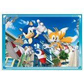 Пазл 4 в 1 Clementoni "Sonic", 12,16,20 и 24 элемента
