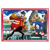 Пазл 4 в 1 Clementoni "Sonic", 12,16,20 и 24 элемента