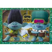 Пазл 4 в 1 Clementoni "Trolls 3" Пазл 4 в 1 Clementoni "Trolls 3"