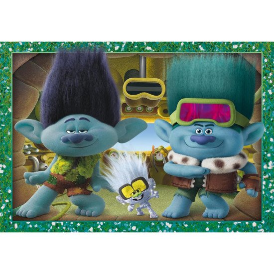 Пазл 4 в 1 Clementoni "Trolls 3" Пазл 4 в 1 Clementoni "Trolls 3"