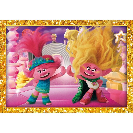 Пазл 4 в 1 Clementoni "Trolls 3" Пазл 4 в 1 Clementoni "Trolls 3"
