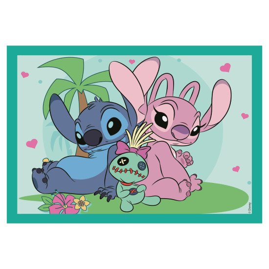 Пазл 4 в 1 Clementoni "Stitch", 12,16,20 та 24 елементи