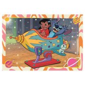 Пазл Clementoni "Stitch", 2 шт. по 60 елементів Пазл Clementoni "Stitch", 2 шт. по 60 елементів