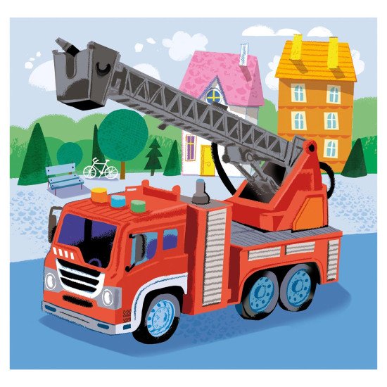 Пазл Clementoni "Rescue Vehicles", 3 шт. по 48 элементов