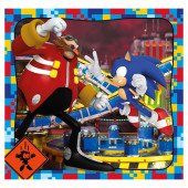 Пазл Clementoni "Sonic", 3 шт. по 48 елементів Пазл Clementoni "Sonic", 3 шт. по 48 елементів