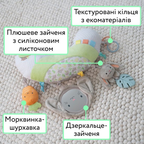 М'яка розвиваюча подушка Ingenuity "Cozy Prop Sylvi" М'яка розвиваюча подушка Ingenuity "Cozy Prop Sylvi"