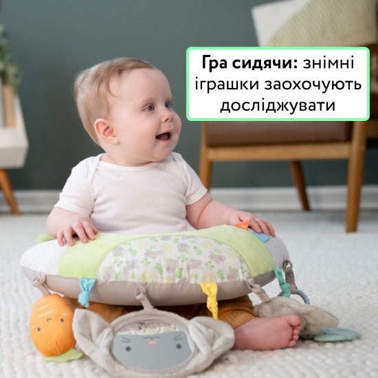 М'яка розвиваюча подушка Ingenuity "Cozy Prop Sylvi" М'яка розвиваюча подушка Ingenuity "Cozy Prop Sylvi"