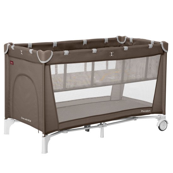 Манеж CARRELLO Piccolo+ CRL-18102 Chocolate Brown со вторым дном /1/ MOQ Манеж CARRELLO Piccolo+ CRL-18102 Chocolate Brown со вторым дном /1/ MOQ