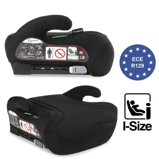 Автокрісло-бустер Kidwell Bono ISOFIX 125-150см black Автокрісло-бустер Kidwell Bono ISOFIX 125-150см black
