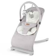 Шезлонг Kidwell Rubi gray/white Шезлонг Kidwell Rubi gray/white