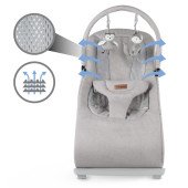 Шезлонг Kidwell Rubi gray/white Шезлонг Kidwell Rubi gray/white