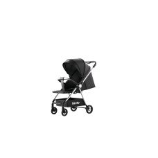 Дитяча прогулянкова коляска для подорожей Beruty Lux black/silver