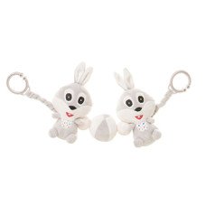 Брязкальце-розтяжка на коляску 4BABY RABBIT R11