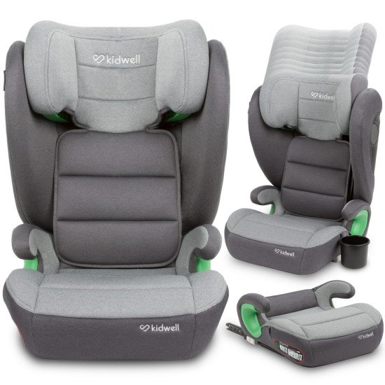 Дитяче автокрісло Kidwell Weston I-Size ISOFIX 100-150см (15-36кг) dark grey