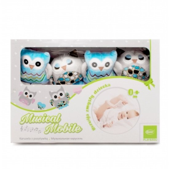 Карусель музична 4BABY OWL OB08