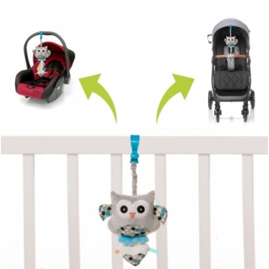 Іграшка-підвісна музична 4BABY OWL OB01 Іграшка-підвісна музична 4BABY OWL OB01