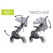 Дитяча прогулянкова коляска 4BABY Twizzy grey Дитяча прогулянкова коляска 4BABY Twizzy grey