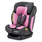 Дитяче автокрісло Sesttino Secure Pro i-Size 40-150см. (0-36 кг) pink