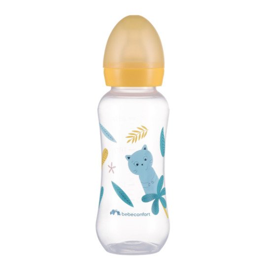 Пляшечка для годування BEBE CONFORT PP 240ml S.1 з силіконовою пустушкою Little Buddies Пляшечка для годування BEBE CONFORT PP 240ml S.1 з силіконовою пустушкою Little Buddies