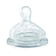 Силіконова соска BEBE CONFORT Emotion Physio 2шт розмір M середній потік широка основа