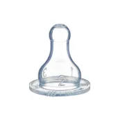 Силіконова соска для годування класична BEBE CONFORT 2шт розмір S3 три швидкості