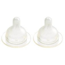 Силіконова соска до пляшечки для годування Difrax S-bottle Wide середня (2шт)
