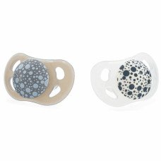 Пустушка силіконова Twistshake Pastel Grey White (2шт) 0-6 міс Пустушка силіконова Twistshake Pastel Grey White (2шт) 0-6 міс
