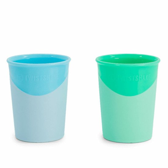 Чашки 170мл Twistshake Pastel Blue Green (2шт) 6+ міс Чашки 170мл Twistshake Pastel Blue Green (2шт) 6+ міс