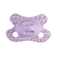 Пустушка силіконова Difrax Natural Newborn 0+ міс, Lilac_curls Пустушка силіконова Difrax Natural Newborn 0+ міс, Lilac_curls