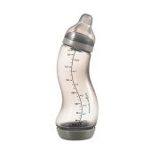 Антиколікова пляшечка із силіконовою соскою 310 мл Difrax S-bottle Wide, Clay Антиколікова пляшечка із силіконовою соскою 310 мл Difrax S-bottle Wide, Clay