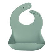 Нагрудник силіконовий 100% MinikOiOi BASICS - River Green Нагрудник силіконовий 100% MinikOiOi BASICS - River Green