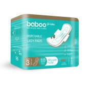 Прокладки одноразові для вагітних BABOO (10 шт) 245mm Прокладки одноразові для вагітних BABOO (10 шт) 245mm