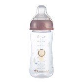 Пляшечка для годування BEBE CONFORT Physio Air 270ml Lavender 3+ Пляшечка для годування BEBE CONFORT Physio Air 270ml Lavender 3+