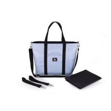 Сумка для коляски Cottonmoose Shopper 750/151 pearl blue leather голубой