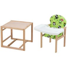 Стульчик-трансформер Babyroom Пони-230 eko зелёный (совы)